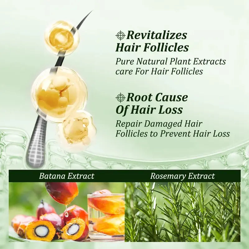 Gypsophila Batana Oil Shampoo -Promote Hair Growth,Strengthening,& Cleansing 10.14 0z (300ml) withNatural Extract for Healthy Hair