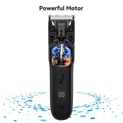 Men's Electric Body Hair Trimmer - Rechargeable Pubic, Chest & Bikini Shaver - Painless Grooming for Legs, Underarms & More - Cordless Digital Display