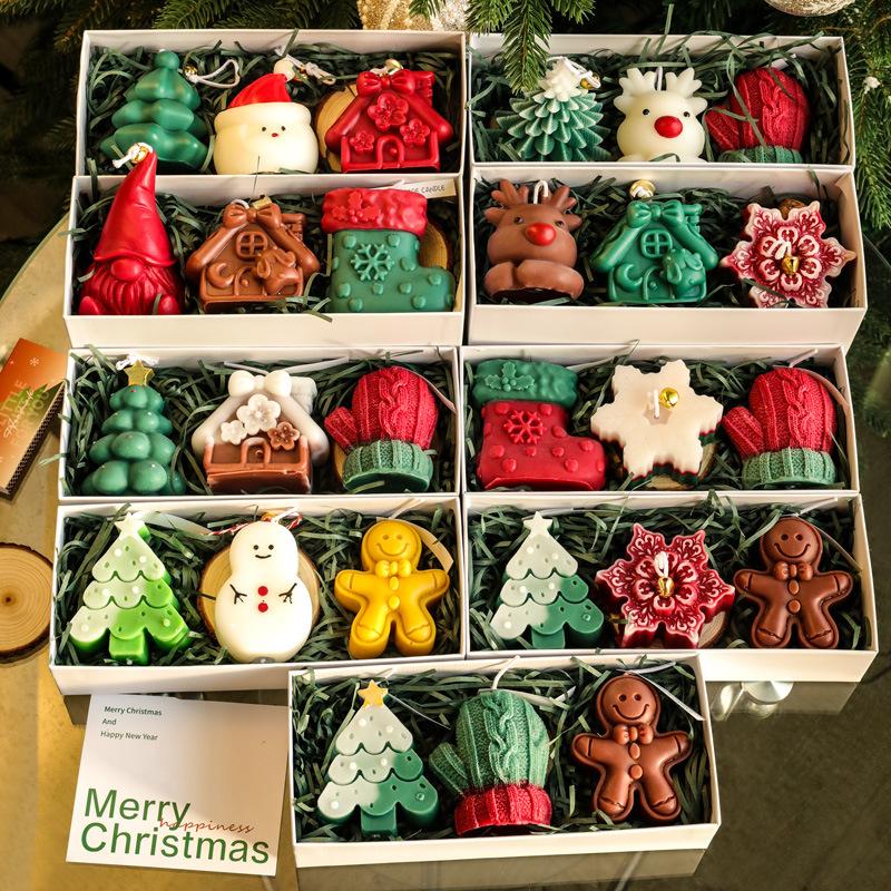 Hot Sale Promotion-49% OFF-🕯️Cute Festive Scented Candles | Handmade Christmas Gift Set - Aromatherapy & Perfect Holiday Decor