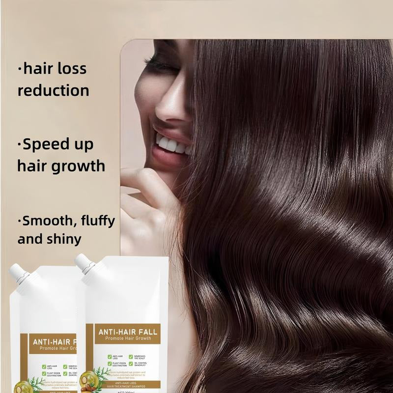 Anti-Hair Fall Shampoo: Ginseng & Ginger for Hair Growth, Oil & Dandruff Control. Buy 1 Get 1 Free. 300ML.