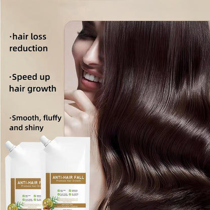 Anti-Hair Fall Shampoo: Ginseng & Ginger for Hair Growth, Oil & Dandruff Control. Buy 1 Get 1 Free. 300ML.