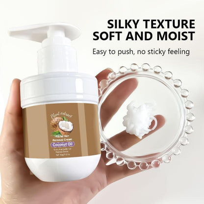 Coconut Oil Facial Hair Removal Cream - Gentle Lip Hair Removal