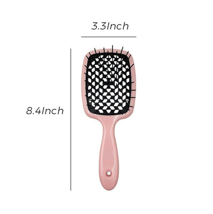 Detangling Brush for Pain-Free Brushing on All Wet or Dry Hair Types — Durable Anti-Static Bristles, Lightweight Handle, Vented Hair Brush