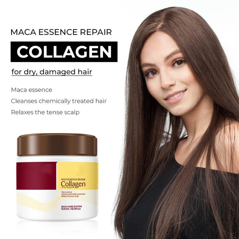 Hair Repair Mask-Deep Conditioning Intensive Hair TreatmentMACA Collagen for Dry Damaged Hair(16.9 f1 oz)ConditionerHaircare Restore
