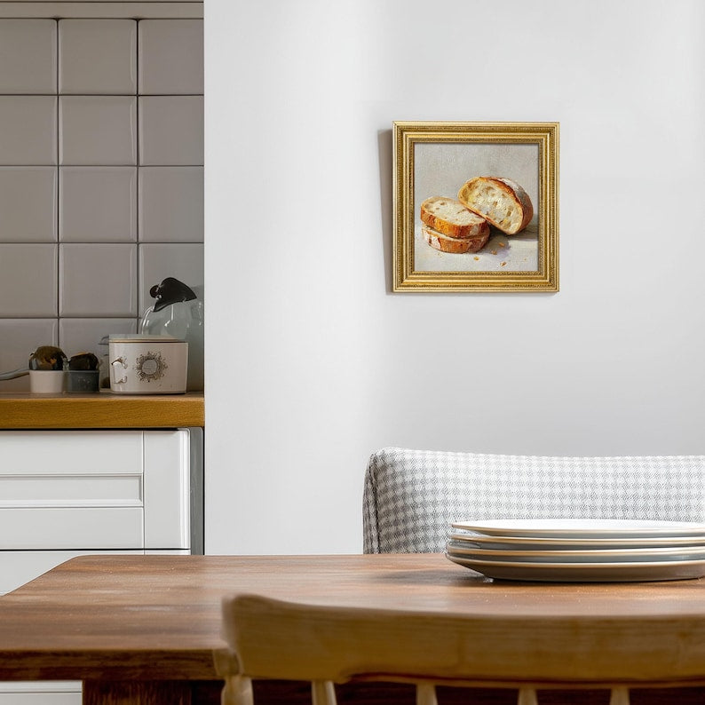 Painting of Butter Original Framed oil Artwork