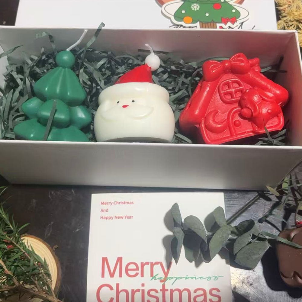 Hot Sale Promotion-49% OFF-🕯️Cute Festive Scented Candles | Handmade Christmas Gift Set - Aromatherapy & Perfect Holiday Decor
