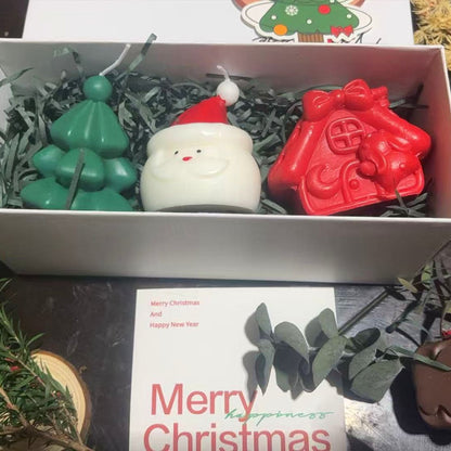 Hot Sale Promotion-49% OFF-🕯️Cute Festive Scented Candles | Handmade Christmas Gift Set - Aromatherapy & Perfect Holiday Decor