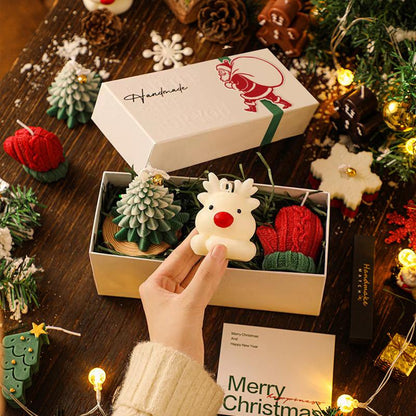 Hot Sale Promotion-49% OFF-🕯️Cute Festive Scented Candles | Handmade Christmas Gift Set - Aromatherapy & Perfect Holiday Decor