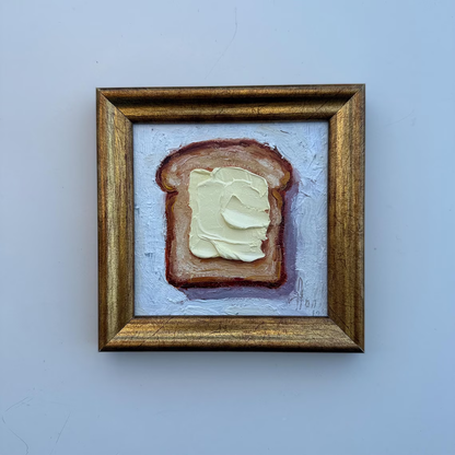 Painting of Butter Original Framed oil Artwork