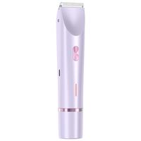 2-in-1 Electric Bikini Trimmer & Epilator for Women - Rechargeable Painless Shaver for Body & Face, Ideal Summer Gift