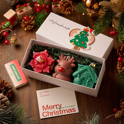 Hot Sale Promotion-49% OFF-🕯️Cute Festive Scented Candles | Handmade Christmas Gift Set - Aromatherapy & Perfect Holiday Decor