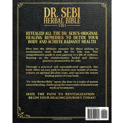 🌿Dr. Sebi's Herbal Bible [3-in-1] Body Cleanse & Healing Herbs Guide Book