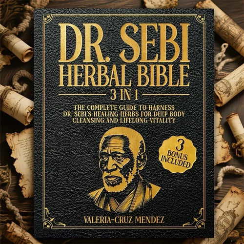 🌿Dr. Sebi's Herbal Bible [3-in-1] Body Cleanse & Healing Herbs Guide Book